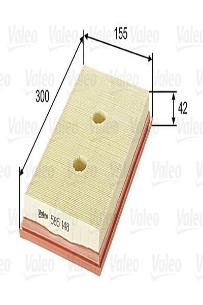 VALEO 585148 فلتر الهواء 03c129620ب وا328484