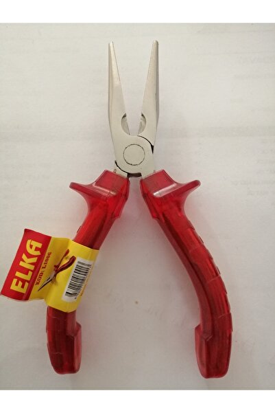 ELKA 6 Inç Kargaburun Kırmızı Şeffaf Sap