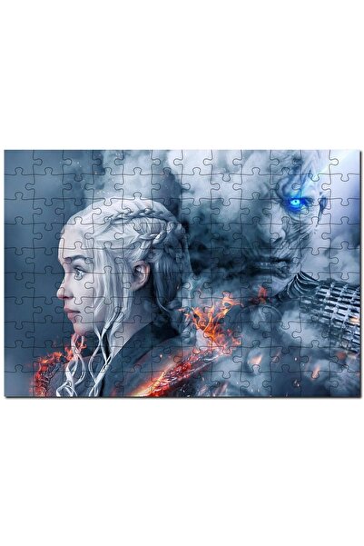 Cakapuzzle أحجية الصور المقطوعة من Game Of Thrones Daenerys Targaryen وNight ...