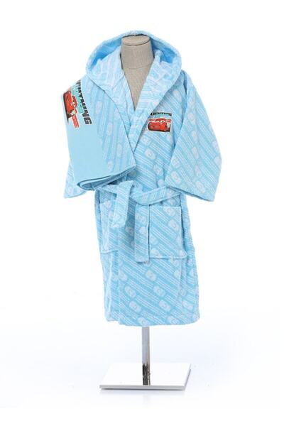 Özdilek Erkek Çocuk Bornoz Takımı Disney Cars Power Mavi Free Set