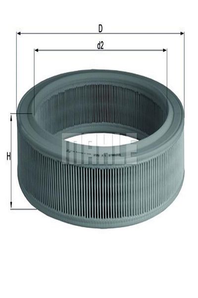 MAHLE فلتر هواء Lx568030129620,032129620 مرحاض623517