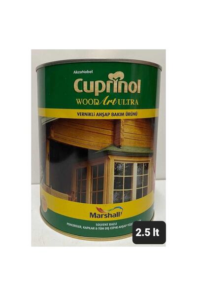 Marshall Cuprinol Wood Art (ultra) Vernikli Ahşap Bakım Ürünü 2.5 Lt Akça Ağaç