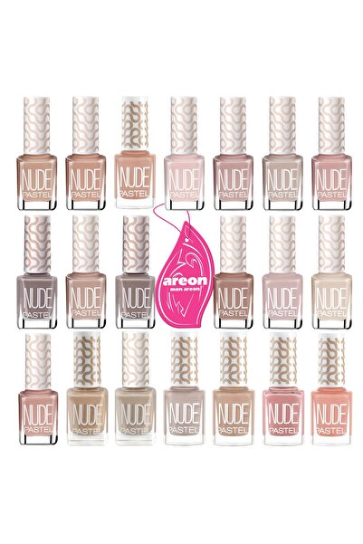 Pastel Nude Full Set 20'li + Areon Mon Asma Koku