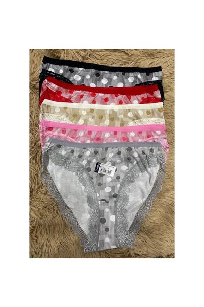 Tutku 12 Li Kadın Bikini Külot Karışık Renk Tutbkn12