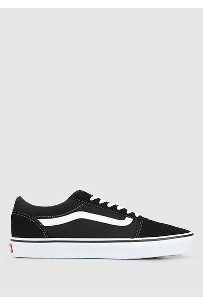Vans Pantofi pentru bărbați din piele intoarsa panza negru alb Ward Vn0a36emc4r1