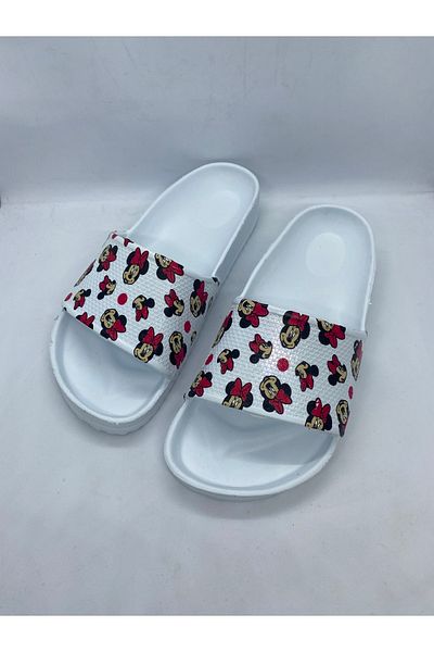 Esem Women's Red White Eva Lightweight Slippers