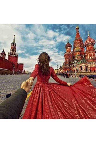 Genel Markalar Sayılarla Boyama Seti Çerçeveli Kasnaklı Meydanın Kızıllığı  4...