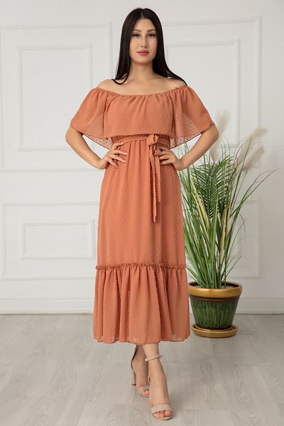 PULLIMM 13354 Rochie cu volan cu fustă