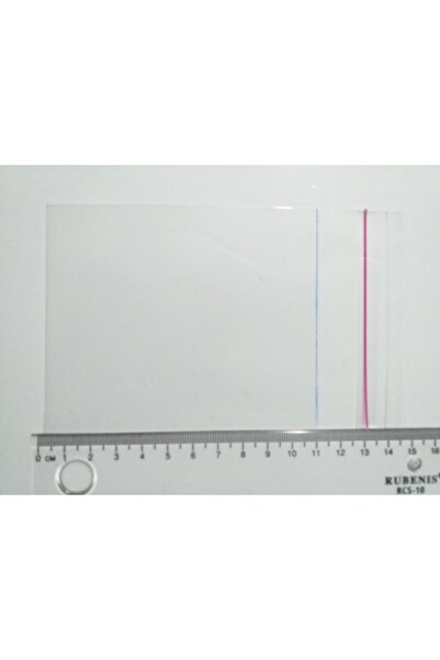 SARAY AMBALAJ Bantlı Şeffaf Poşet 9x15 cm(1000 Adet)Kendinden Yapıskanlı Jelatin