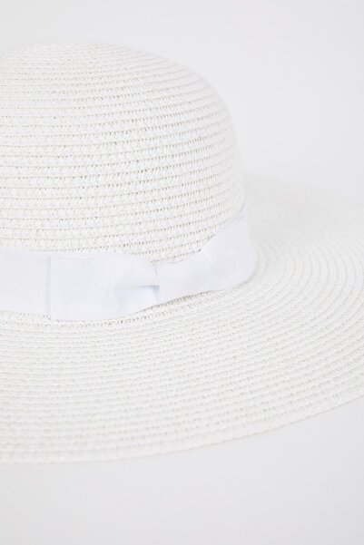 DeFacto Dámský slaměný klobouk se stuhou