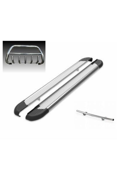 GÜRAKS Custom Ön Arka Tampon Koruma 215 Cm Amazon Yan Basamak 3 Lü Set Kısa Şasi