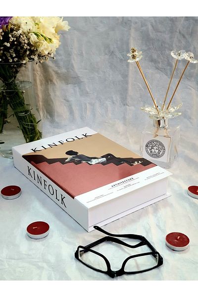 Saccura Decor Decorative Book Box Kinfolk Tile Color Book Box
