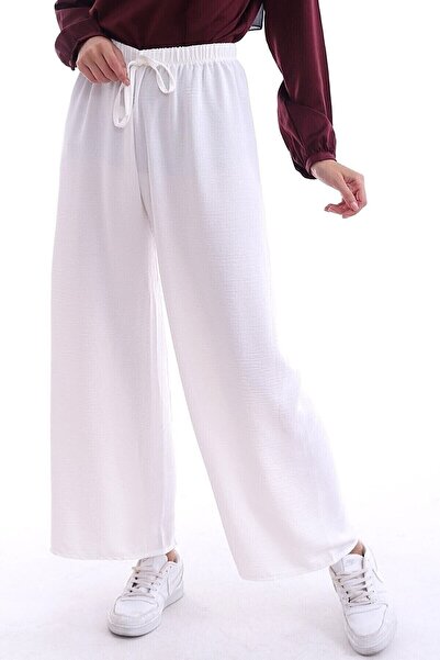nacar çarşı Kadın Anne Basic Beli Bağcıklı Lastikli Rahat Kalıp Yazlık Bol Pa...