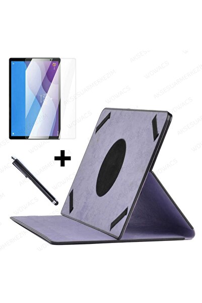 wowacs Lenova Tab M8 Hd Uyumlu Tb-8505f Kılıf Dönebilen Kapaklı Koruyucu Kılı...