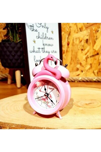 Genel Markalar Hediyelik Flamingo Çalar Masa Saati Alarmlı
