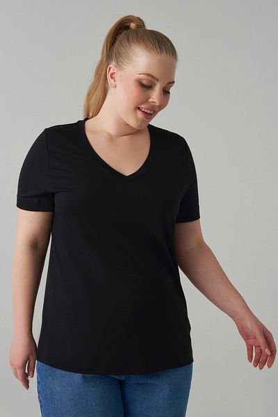 LUOKK Julian V-Neck Basic Short Sleeve Women's T-shirt