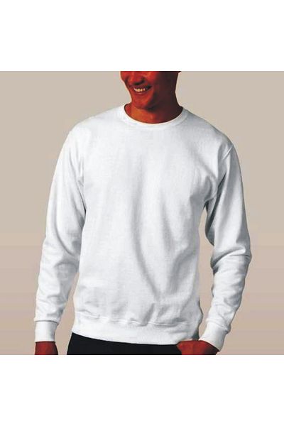Raf Coll Φούτερ Unisex Λευκό Oversize Crew Neck