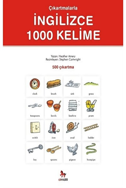 kitaps Çıkartmalarla Kelime Öğreniyorum Serisi - Çıkartmalarla Ingilizce 1000...