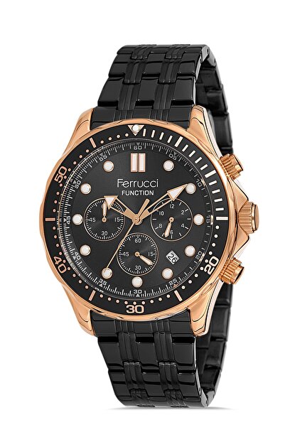 Ferrucci Erkek Çelik Kordon Kol Saati Çelik Kasa Paslanmaz Çelik Iç Fonksiyonlar Aktif Premium Model