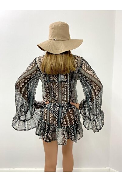 Secret Passion Lingerie Новий літній сезон Кам'яні деталі Органічна батикова фарба Новий сезон Парео Шовк 1380