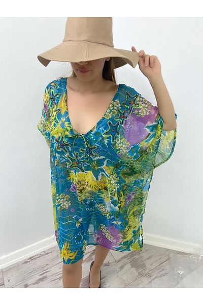 Secret Passion Lingerie New Summer Season Organic Batik Dye New Season Pareo Silk 5080