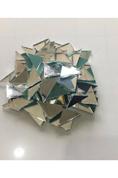 Şişecam Beyaz Renk 300'lü Dekoratif Kırık Üçgen (4 MM KALINLIĞINDA) Aynalar