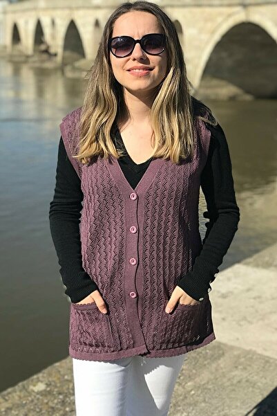 Nacar Anneler Günü Kadın Merserize Motif Anne Yelek