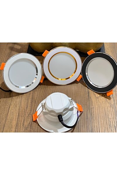 KAE 7w 3 Renk Özellikli Ledspot- Beyaz Krom Kasa- 10lu Paket