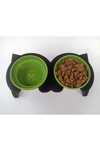 Toprak Art Cat Food And Water Bowl