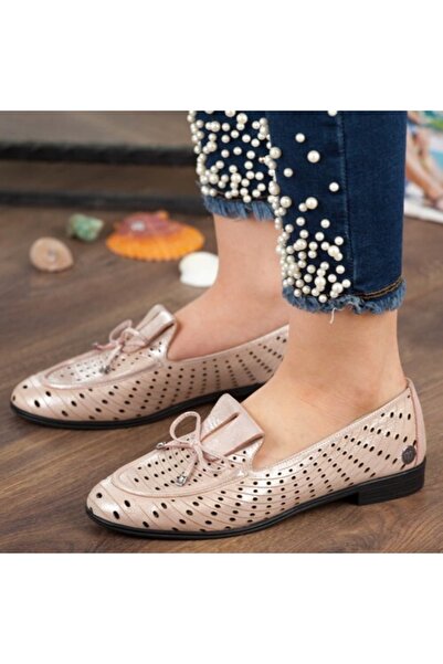 Mammamia 19Ya 4130 Powder Women's Ballerina Shoes