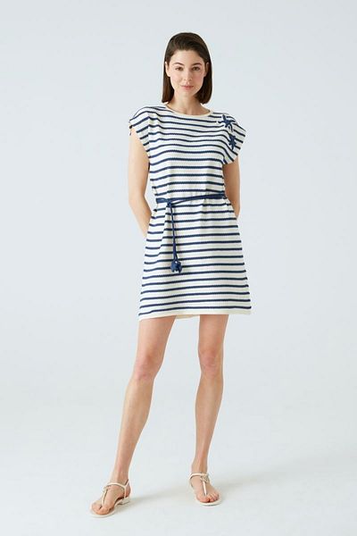 JOIN US Handcrafted Star Detailed Marine Dress