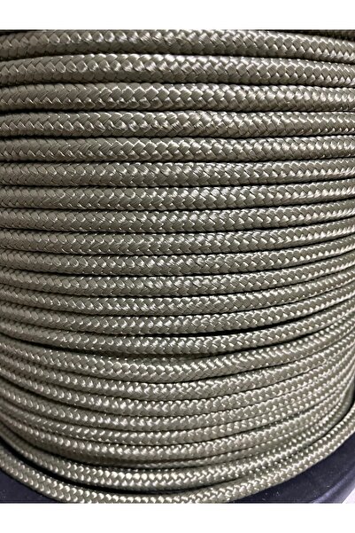 EgeÇelikHalat Renkli Iskota Halat Ip Haki 8 Mm 10 Metre