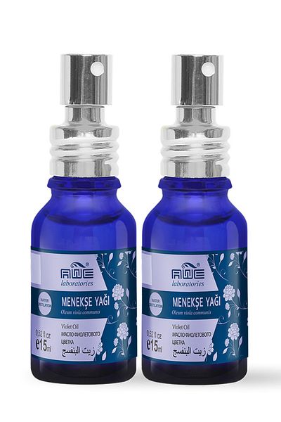 Awe Laboratories Awe 2 Pack Cemre Violet Essential Oil - 15 ml with Spray, Easy Use