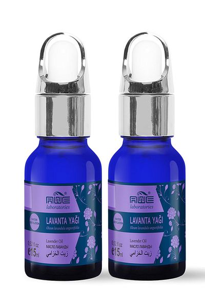 Awe Laboratories 15 ml 2-Pack Cemre Lavender Serum with Dropper - Easy Use