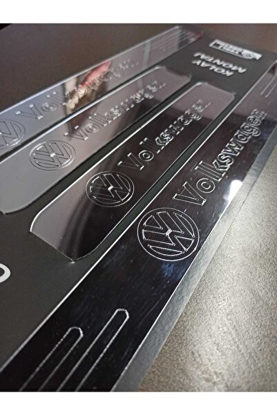 Lazer Store Volkswagen Passat B7 Uyumlu Kapı Eşiği 4'lü Set Ön Arka