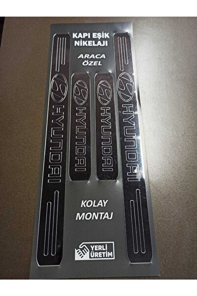 Genel Markalar Hyundai Accent Era Uyumlu Kapı Eşiği 4'lü Set Ön Arka Uyumlu