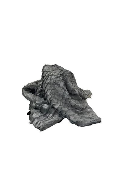 PLUSH STUDIO Zp Croco, Printed Rabbit Grey βελούδινο ύφασμα Αποτρίχωση 100x150cm Textile, Home Textile