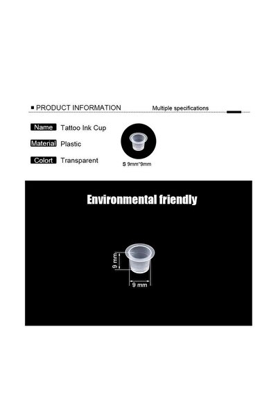 BİOMASER 25 Adet Microblading Kalıcı Makyaj Boya Potası Small (s)