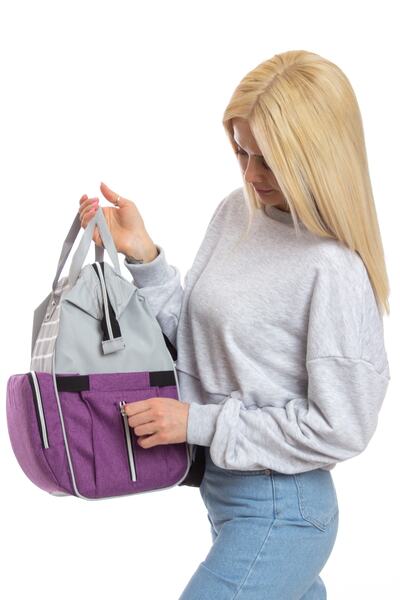 Yerli Baby Care Backpack Feeding Bottle Thermos Compartment Metal Hook Stroller Hanger Apparatus