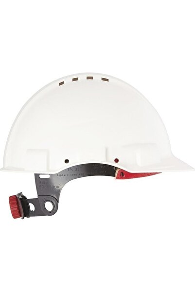 BBU Safety Equipment قبعة صلبة قابلة للتعديل بعجلة لولبية Cng-600 - أبيض