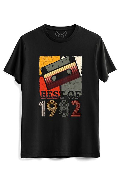 Alfa Tshirt Vintage 1982 Best Of Black T-shirt