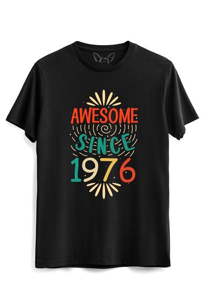 Alfa Tshirt Vintage 1976 Awesome Black T-shirt