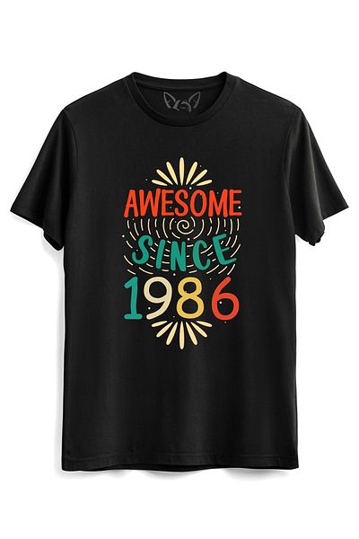 Alfa Tshirt Vintage 1986 Awesome Black T-shirt