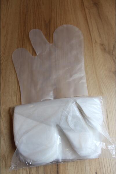 Temiz eller Üç Parmak Kalın (MIKNATISLI İÇİN) Eldıven (100 ADET)