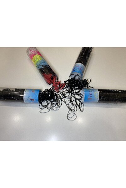 hbtasarim Μικρή Λαστιχένια Πόρπη 4 Τεμάχια