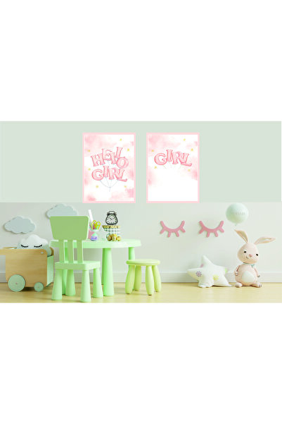 RET Dizayn Set de mobilier pentru camera copiilor, masă decorativă retro din ...