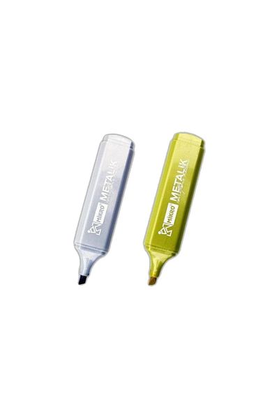 Mikro Gold and Silver Metallic Highlighter