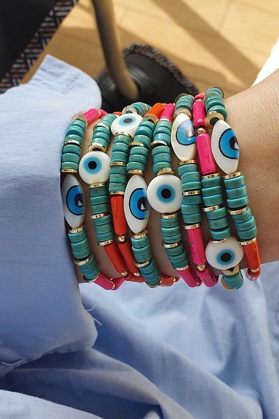 BUNNY Natural Stone Bracelet Eye-Evil Eye