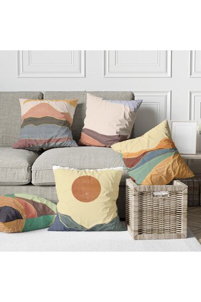 LadiesHome 5-предметний набір чохлів для подушок з двостороннім цифровим прин...