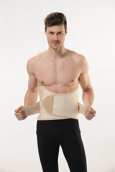 Letti Unisex Skin Color Waist Supporting Orthopedic Underwire Waist Corset